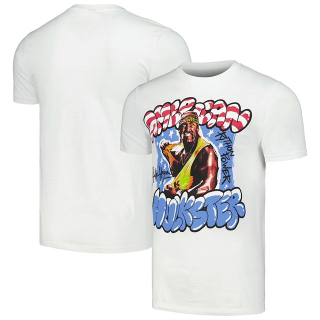 ハルク ホーガンモデル 海外取寄 RIPPLE JUNCTION Tシャツ AMERICAN HULKSTER T-SHIRT WHITE