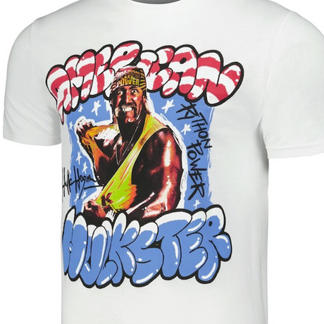 ハルク ホーガンモデル 海外取寄 RIPPLE JUNCTION Tシャツ AMERICAN HULKSTER T-SHIRT WHITE