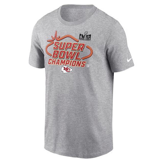 ナイキ カンザスシティ チーフス 海外取寄 NFL SUPER BOWL LVIII CHAMPION LOCKER ROOM TROPHY COLLECTION T-SHIRT