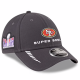 ニューエラ 9FORTY サンフランシスコ 49ERS 海外取寄 NFL SUPER BOWL LVIII OPENING NIGHT LOW PROFILE SNAPBACK GRAPHITE