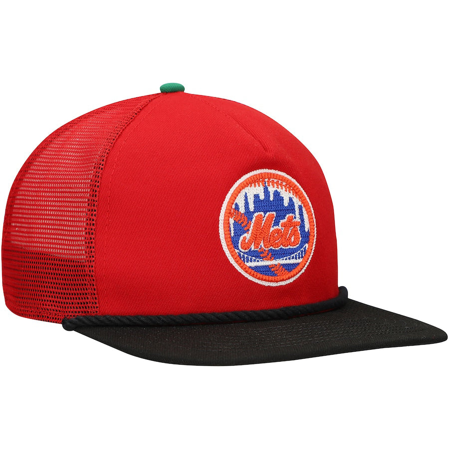 ニューエラ GOLFER スナップバック ニューヨーク メッツ THE 7 LINE MLB HOME RUN APPLE COLLECTION MESH SNAPBACK CAP SCARLET