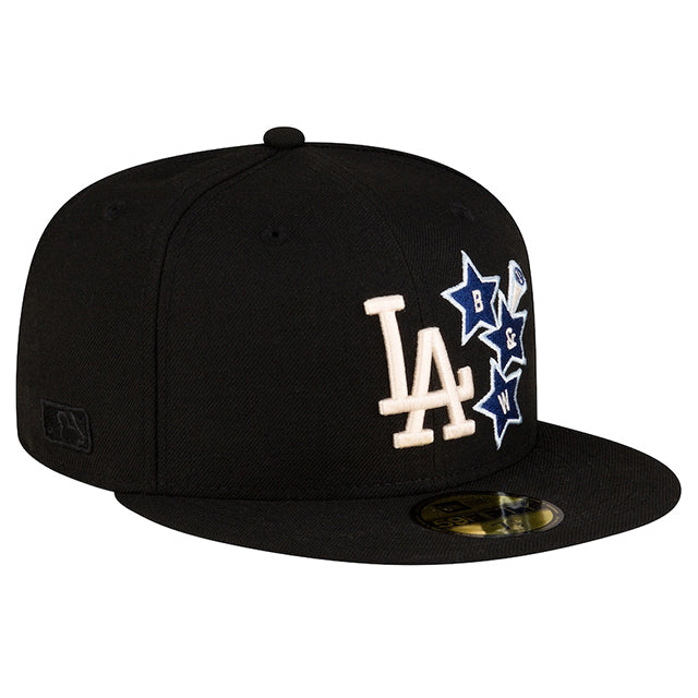 ニューエラ59FIFTY ブリックスアンドウッド ロサンゼルス ドジャース MLB FITTED BLACK