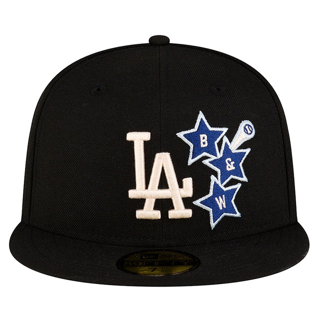 ニューエラ59FIFTY ブリックスアンドウッド ロサンゼルス ドジャース MLB FITTED BLACK