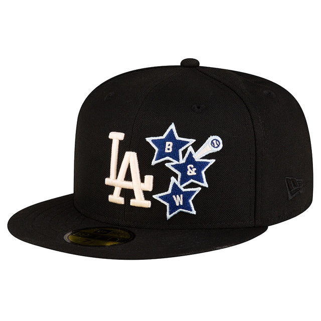 ニューエラ59FIFTY ブリックスアンドウッド ロサンゼルス ドジャース MLB FITTED BLACK