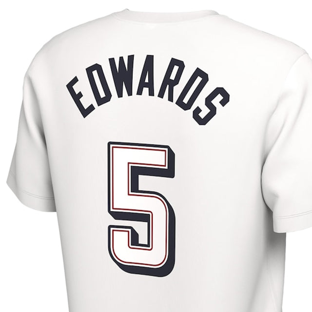 海外取寄 アンソニー・エドワーズモデル ナイキ バスケ USA代表 Tシャツ 2024 USA BASKETBALL NAME&NUMBER T-SHIRT WHITE