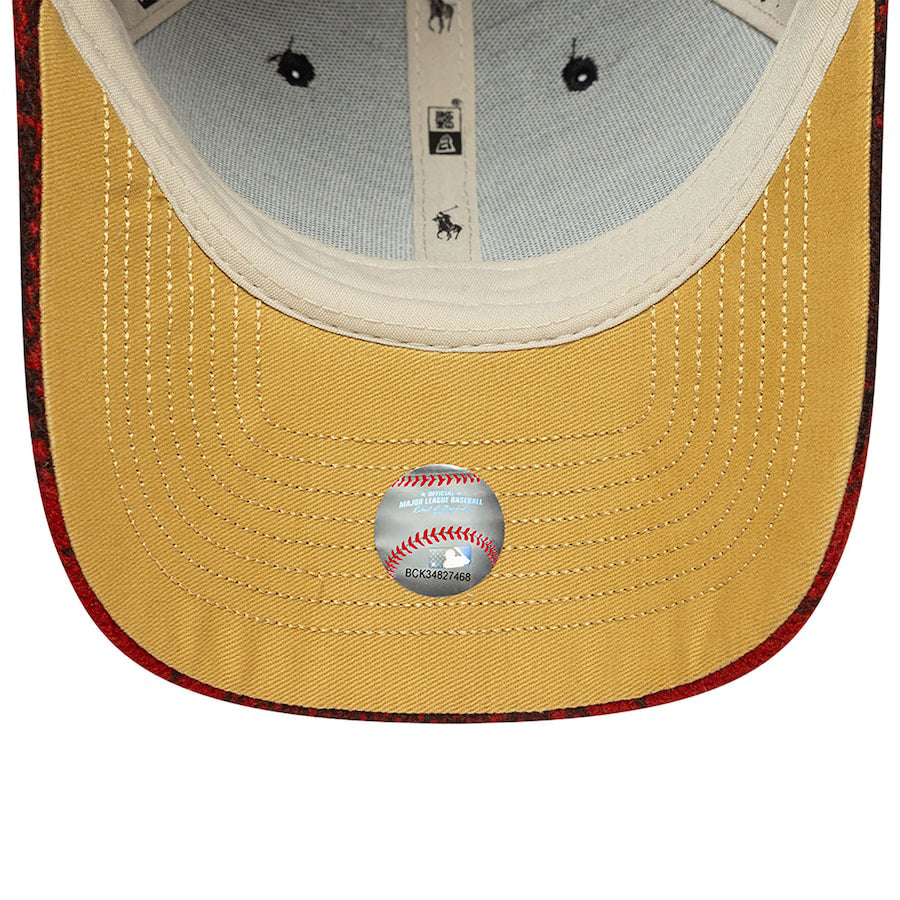 ニューエラ 49FORTY 海外取寄 ニューヨーク ヤンキース ラルフローレン MLB FITTED CAP RED PLAID