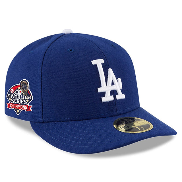 2024 ワールドシリーズチャンピオンモデル ニューエラ キャップ LP59FIFTY ロサンゼルス ドジャース MLB WORLD SERIES CHAMPIONS SIDE PATCH FITTED CAP BLUE
