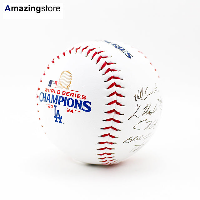 2024 ワールドシリーズチャンピオンモデル サインプリント記念ボール ロサンゼルス ドジャース