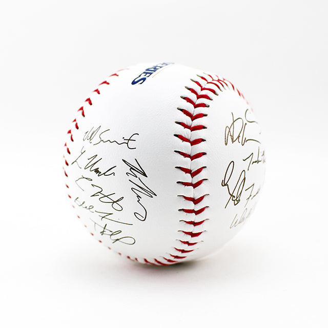 2024 ワールドシリーズチャンピオンモデル サインプリント記念ボール ロサンゼルス ドジャース