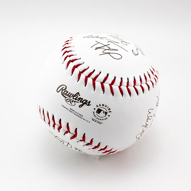 2024 ワールドシリーズチャンピオンモデル サインプリント記念ボール ロサンゼルス ドジャース