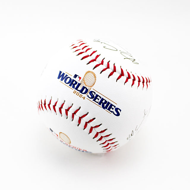 2024 ワールドシリーズチャンピオンモデル サインプリント記念ボール ロサンゼルス ドジャース
