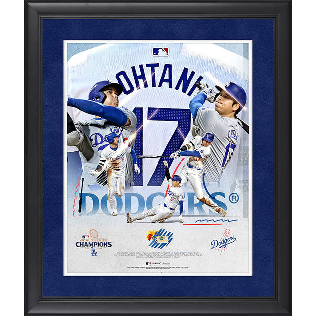 大谷翔平モデル 2024 ワールドシリーズチャンピオン 海外取寄 額入りコラージュフレーム ロサンゼルス ドジャース