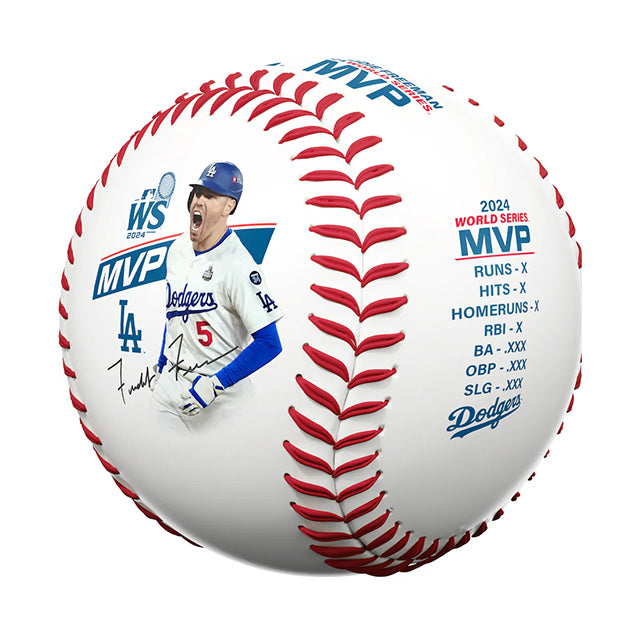 2024 ワールドシリーズ MVP フレディ フリーマンモデル 海外取寄 サインプリント記念ボール ロサンゼルス ドジャース