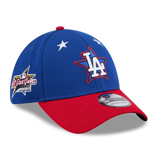 海外取寄 2025 MLB オールスターモデル ニューエラ キャップ 39THIRTY ロサンゼルス ドジャース 2025 MLB ALL-STAR GAME WORKOUT CLASSIC FLEX FIT CAP BLUE