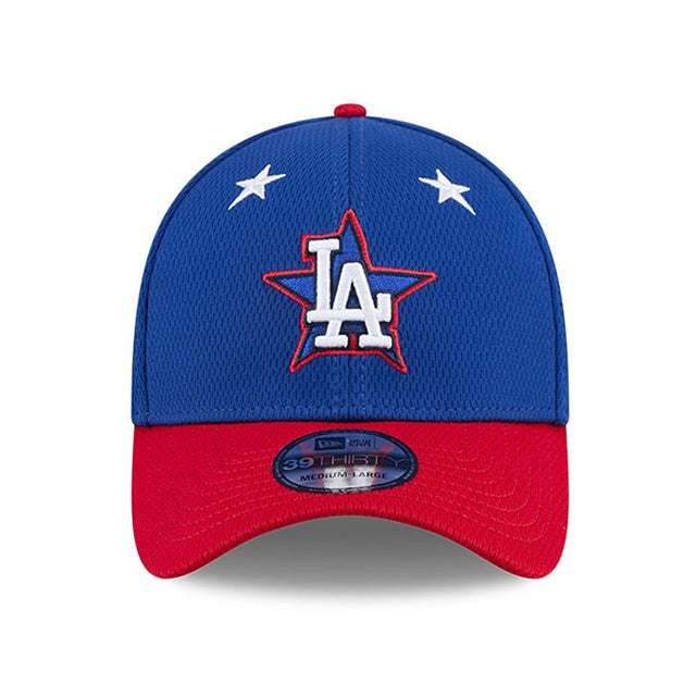 海外取寄 2025 MLB オールスターモデル ニューエラ キャップ 39THIRTY ロサンゼルス ドジャース 2025 MLB ALL-STAR GAME WORKOUT CLASSIC FLEX FIT CAP BLUE