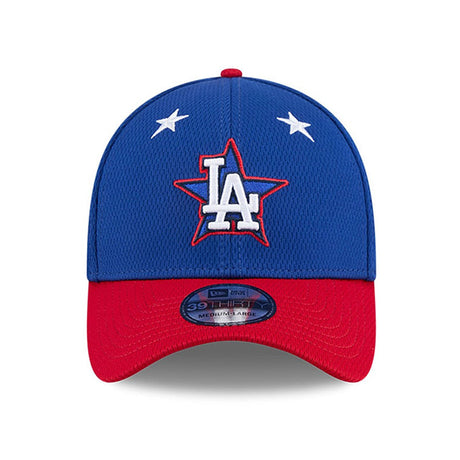 海外取寄 2025 MLB オールスターモデル ニューエラ キャップ 39THIRTY ロサンゼルス ドジャース 2025 MLB ALL-STAR GAME WORKOUT CLASSIC FLEX FIT CAP BLUE