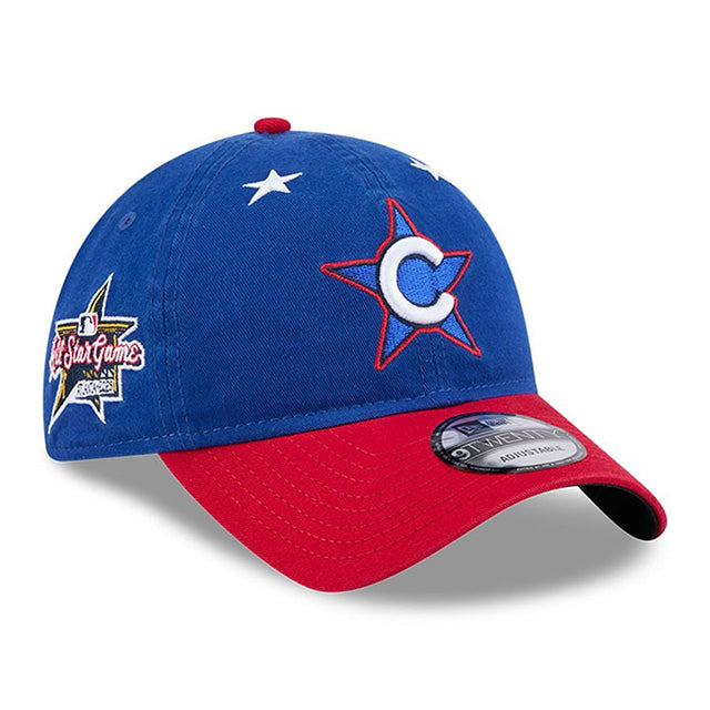 海外取寄 2025 MLB オールスターワークアウトモデル ニューエラ キャップ 9TWENTY シカゴ カブス 2025 MLB ALL-STAR GAME WORKOUT STRAPBACK CAP BLUE
