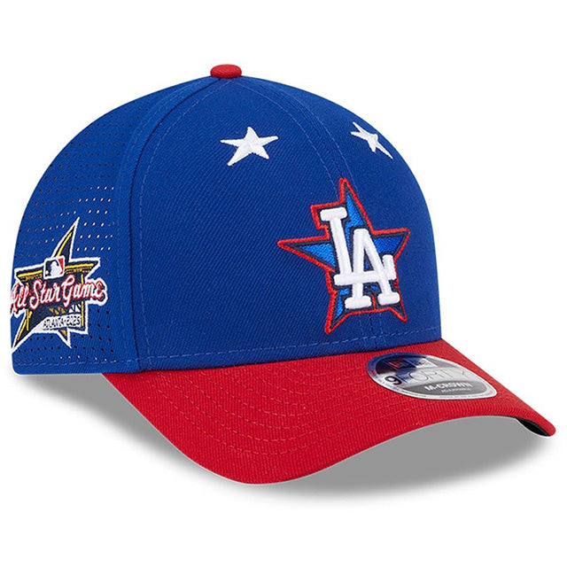 海外取寄 2025 MLB オールスターワークアウトモデル ニューエラ 9FORTY M-CROWN スナップバック ロサンゼルス ドジャース 2025 MLB ALL-STAR GAME WORKOUT SNAPBACK CAP BLUE