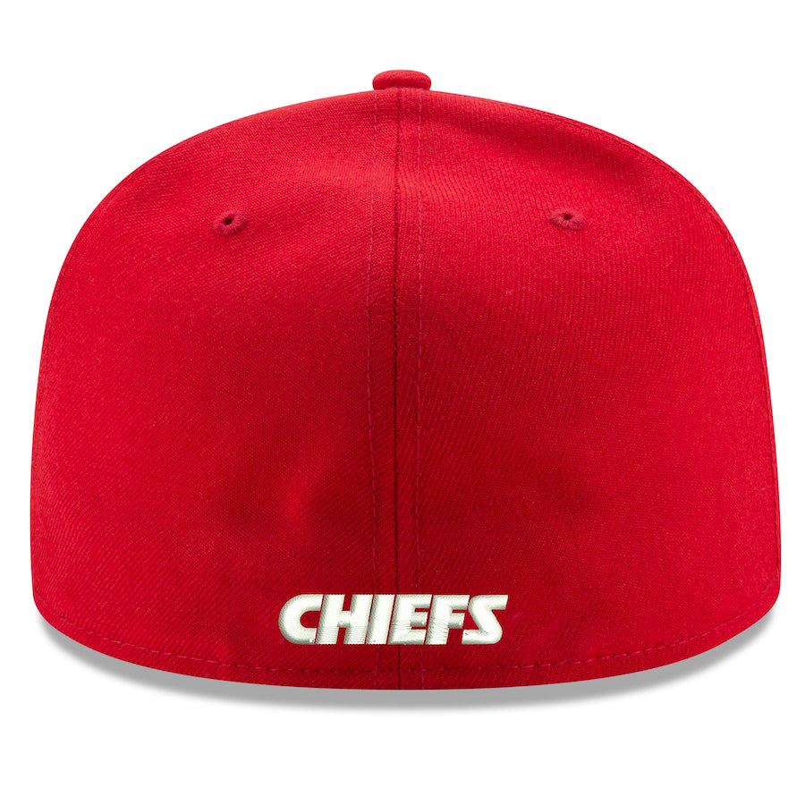 第59回スーパーボウル進出記念 海外取寄 ニューエラ 59FIFTY カンザスシティ チーフス NFL SUPER BOWL LIX SIDE PATCH FITTED CAP RED