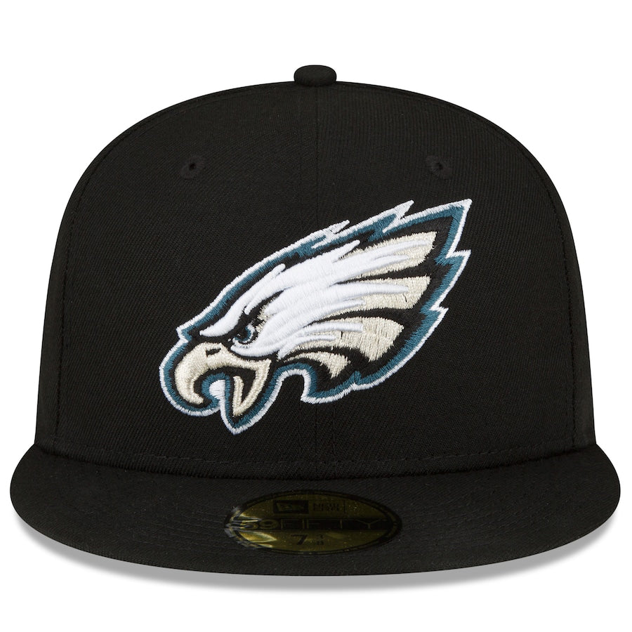 第59回スーパーボウル優勝記念 海外取寄 ニューエラ 59FIFTY フィラデルフィア イーグルス NFL SUPER BOWL LIX CHAMPIONS SIDE PATCH FITTED CAP BLACK