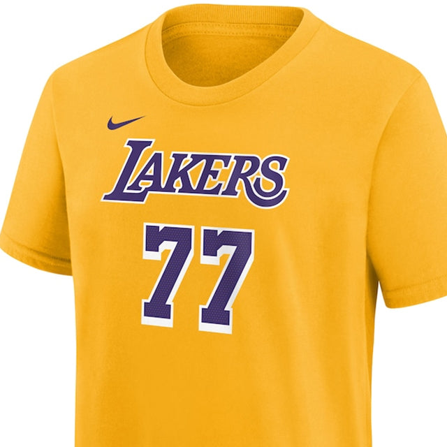 海外取寄 ルカ ドンチッチモデル ナイキ Tシャツ 2024-25 ICON EDITION NAME&NUMBER T-SHIRT GOLD
