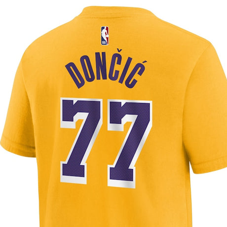 海外取寄 ルカ ドンチッチモデル ナイキ Tシャツ 2024-25 ICON EDITION NAME&NUMBER T-SHIRT GOLD