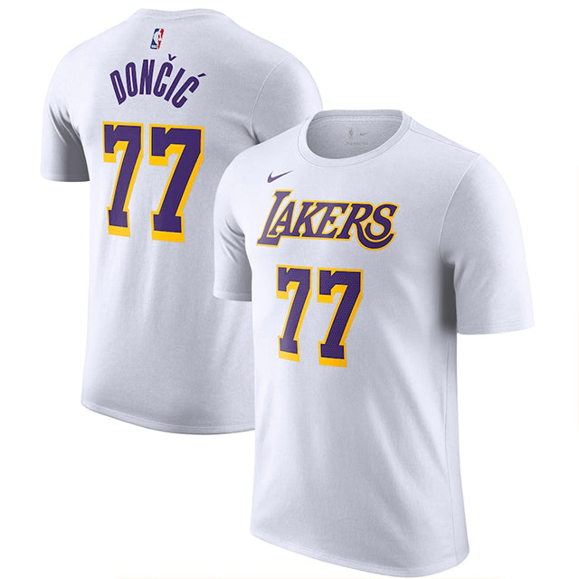 海外取寄 ルカ ドンチッチモデル ナイキ Tシャツ 2024-25 STATEMENT EDITION NAME&NUMBER T-SHIRT WHITE