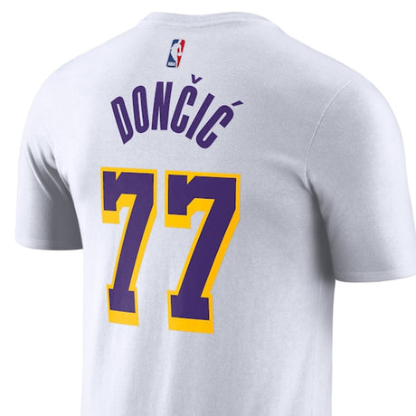 海外取寄 ルカ ドンチッチモデル ナイキ Tシャツ 2024-25 STATEMENT EDITION NAME&NUMBER T-SHIRT WHITE