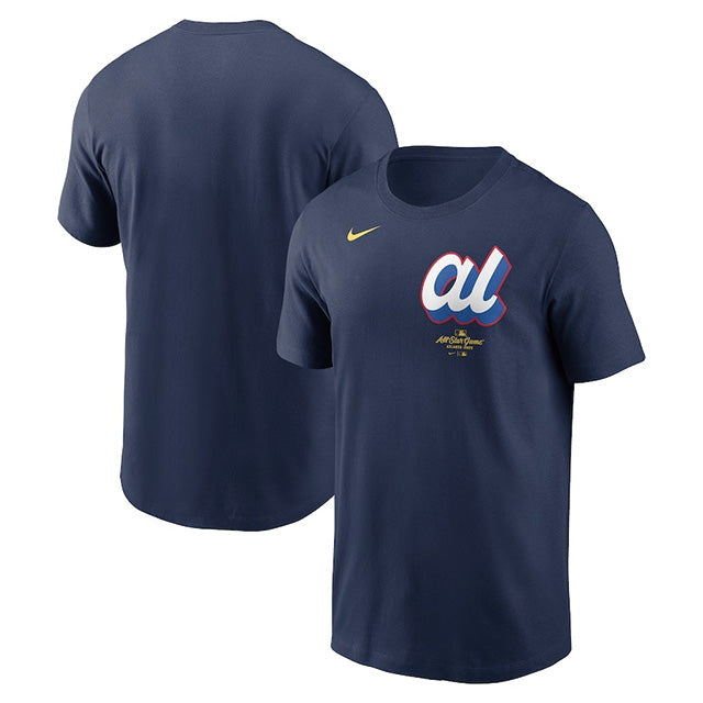 海外取寄 NIKE 2025 MLB オールスター Tシャツ 2025 MLB ALL-STAR GAME AMERICAN LEAGUE T-SHIRT NAVY