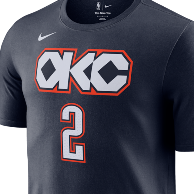 海外取寄 シェイ ギルジャス=アレクサンダーモデル ナイキ Tシャツ 2025-26 CITY EDITION NAME&NUMBER T-SHIRT NAVY