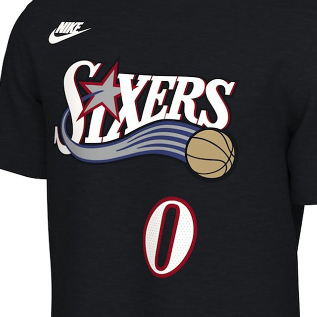 海外取寄 タイリース マキシーモデル ナイキ Tシャツ 2025 CLASSIC EDITION NAME&NUMBER T-SHIRT BLACK NIKE フィラデルフィア 76ERS