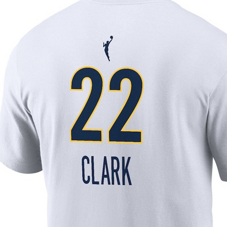 海外取寄 ケイトリン・クラークモデル ナイキ バスケ インディアナ フィーバー WNBA HEROINE EDITION NAME&NUMBER T-SHIRT WHITE