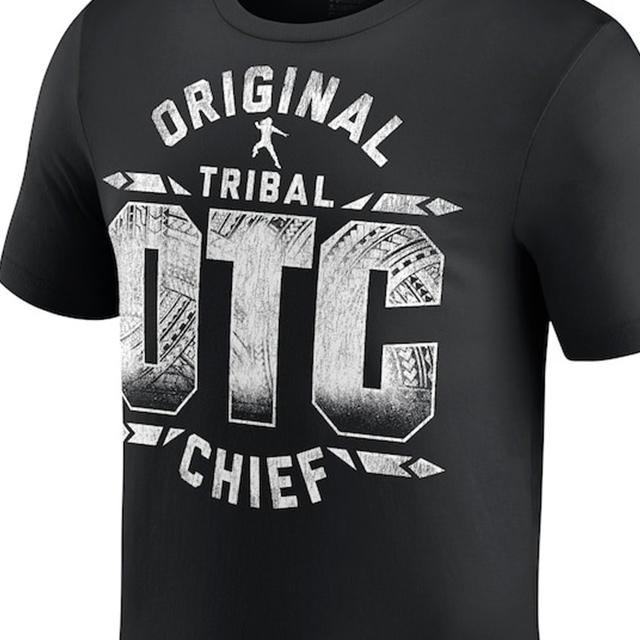 ローマン レインズモデル WWE AUTHENTIC Tシャツ OTC 10-STAR T-SHIRT BLACK