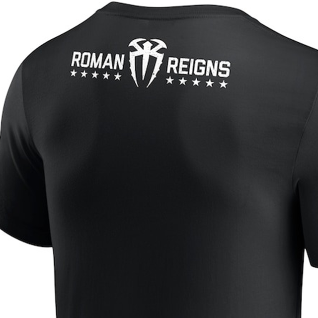 ローマン レインズモデル WWE AUTHENTIC Tシャツ OTC 10-STAR T-SHIRT BLACK