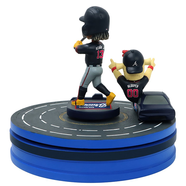 海外取寄 2025 MLB スピードウェイ・クラシックモデル FOCO RONALD ACUNA Jr MLB公式 ATLANTA BRAVES 2025 MLB SPEEDWAY CLASSIC RACETRACK DUAL SPINNER