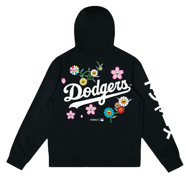 村上隆コラボ 海外取寄 プルオーバーフーディー ロサンゼルス ドジャース 2025 TAKASHI MURAKAMI + DODGERS PULLOVER HOODIE BLACK