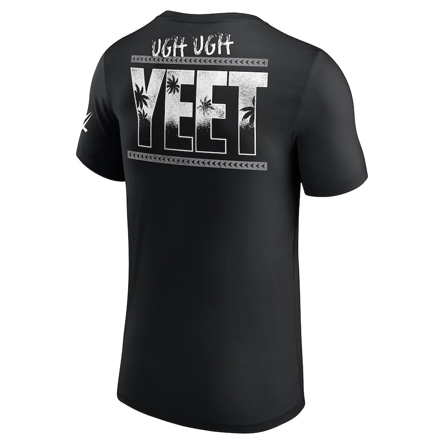 海外取寄 ジェイ ウーソモデル WWE AUTHENTIC Tシャツ FOUR LETTER ONE WORD T-SHIRT BLACK
