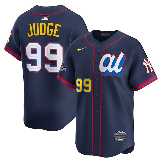 アーロン ジャッジモデル 海外取寄 ナイキ 2025 MLB オールスター レプリカユニフォーム 2025 MLB ALL-STAR EDITION LIMITED NATIONAL LEAGUE PLAYER JERSEY NAVY