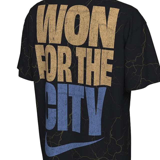 海外取寄 ナイキ Tシャツ オクラホマシティ サンダー 2025 NBA FINALS CHAMPIONS LOCKER ROOM CONFETTI ALL OVER PRINTED LIMITED EDITION T-SHIRT BLACK