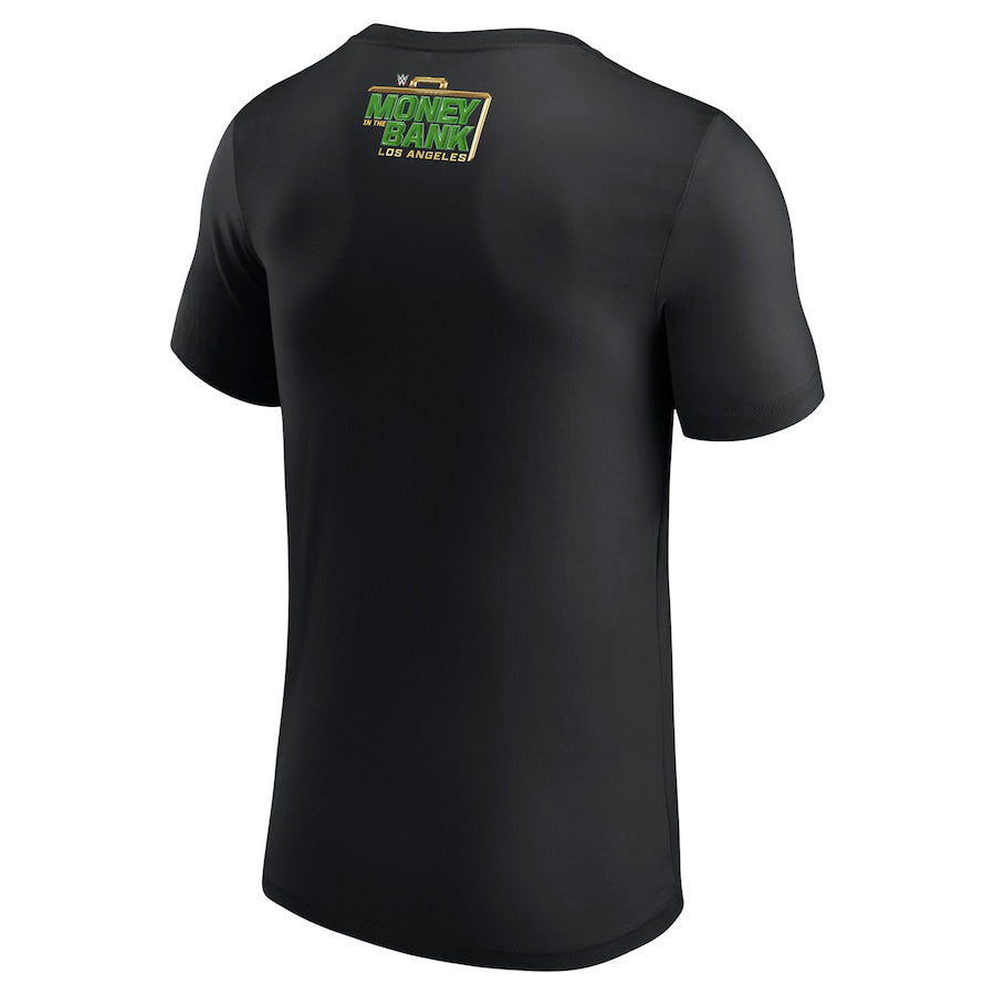海外取寄 セス ロリンズモデル WWE AUTHENTIC Tシャツ MONEY IN THE BANK 2025 MENS MATCH WINNER T-SHIRT BLACK