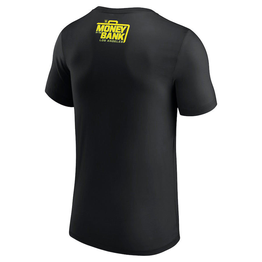 海外取寄 ナオミモデル WWE AUTHENTIC Tシャツ MONEY IN THE BANK 2025 WOMENS MATCH WINNER T-SHIRT BLACK