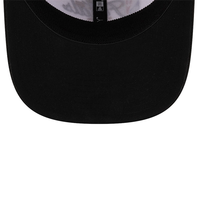 海外取寄 ニューエラ キャップ 9SEVENTY ストレッチ スナップバック オクラホマシティ サンダー 2025 NBA FINALS CHAMPIONS PARADE STRETCH SNAPBACK CAP WHITE BLACK