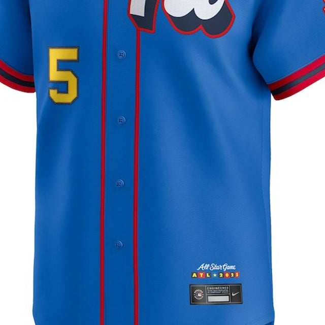 フレディ フリーマンモデル 海外取寄 ナイキ 2025 MLB オールスター レプリカユニフォーム 2025 MLB ALL-STAR EDITION LIMITED NATIONAL LEAGUE PLAYER JERSEY BLUE