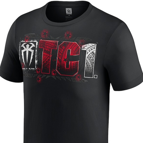 ローマン レインズモデル 海外取寄 WWE AUTHENTIC Tシャツ OTC 1 T-SHIRT BLACK