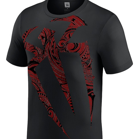 ローマン レインズモデル WWE AUTHENTIC Tシャツ OTC 1 TRIBAL LOGO T-SHIRT BLACK