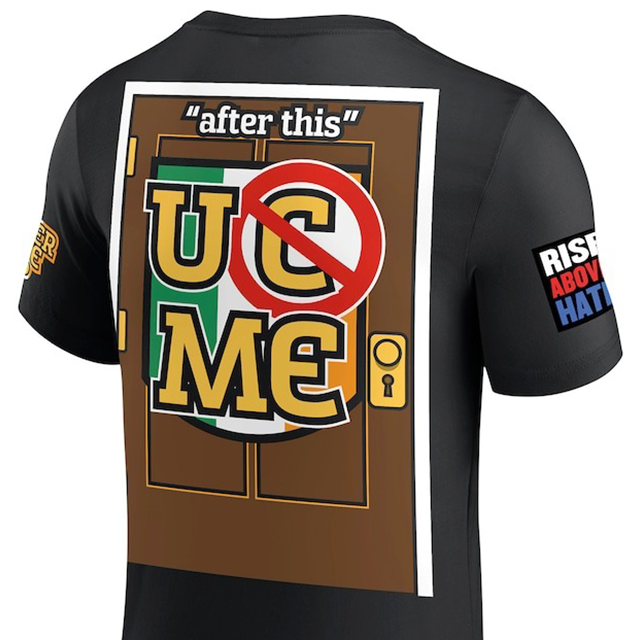 ジョン シナモデル 海外取寄 WWE AUTHENTIC Tシャツ FAREWELL TOUR 2025 DUBLIN T-SHIRT BLACK