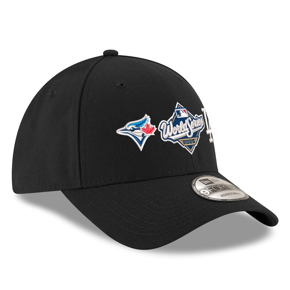 海外取寄 2025 ワールドシリーズモデル ニューエラ キャップ 9FORTY ロサンゼルス ドジャース vs トロント ブルージェイズ 2025 MLB WORLD SERIES ADJUSTABLE CAP BLACK