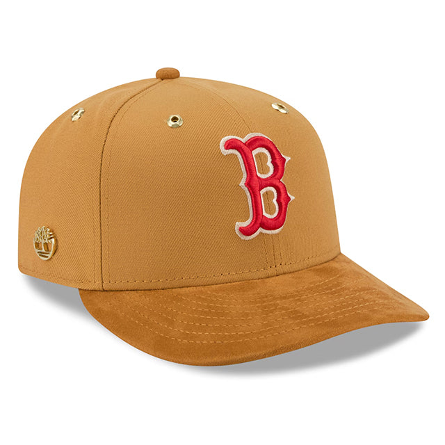 海外取寄 ニューエラ ティンバーランド キャップ PC59FIFTY ボストン レッドソックス MLB PRE-CURVED FITTED CAP WHEAT