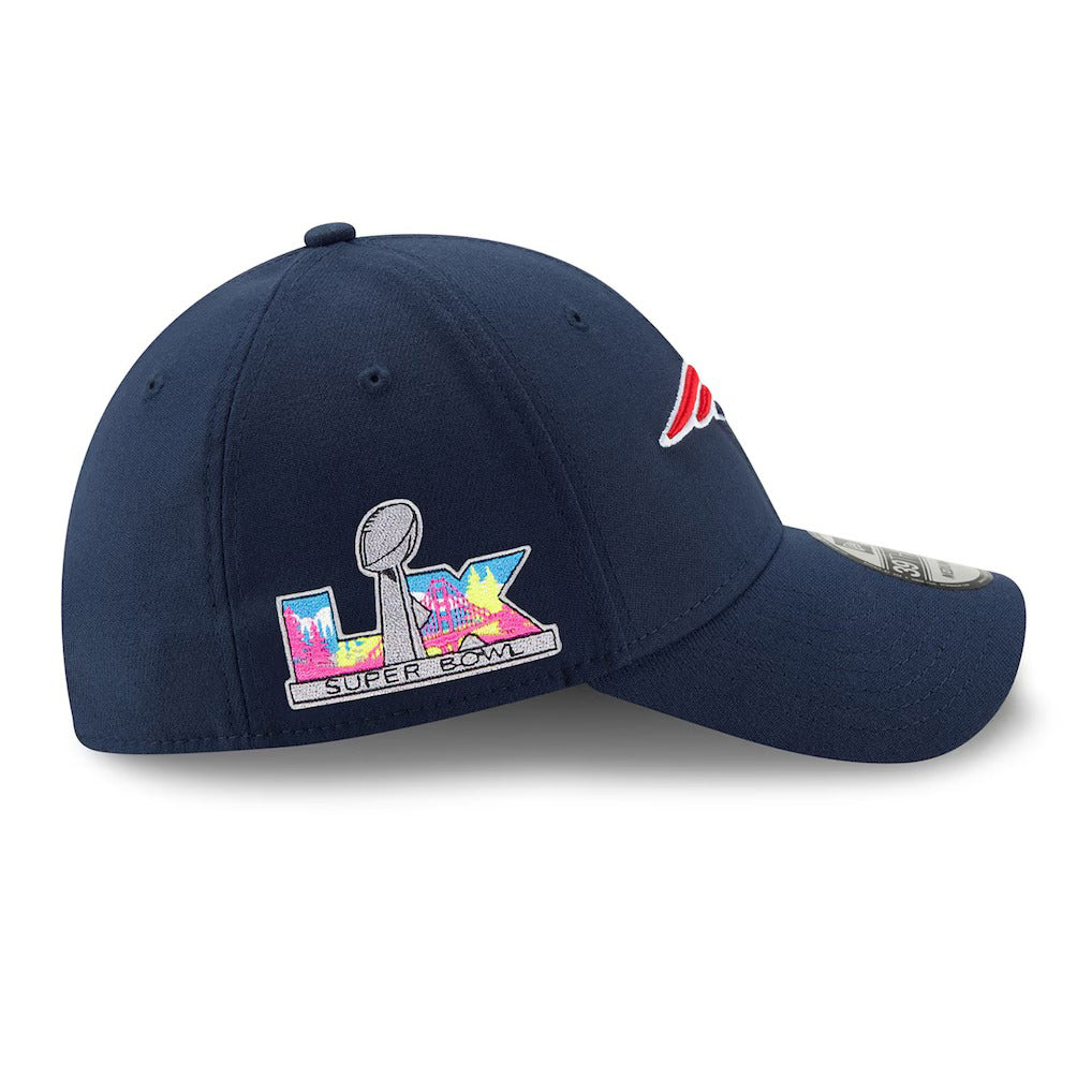 第60回スーパーボウル進出記念 海外取寄 ニューエラ 39THIRTY ニューイングランド ペイトリオッツ NFL SUPER BOWL LX FLEX FIT NAVY