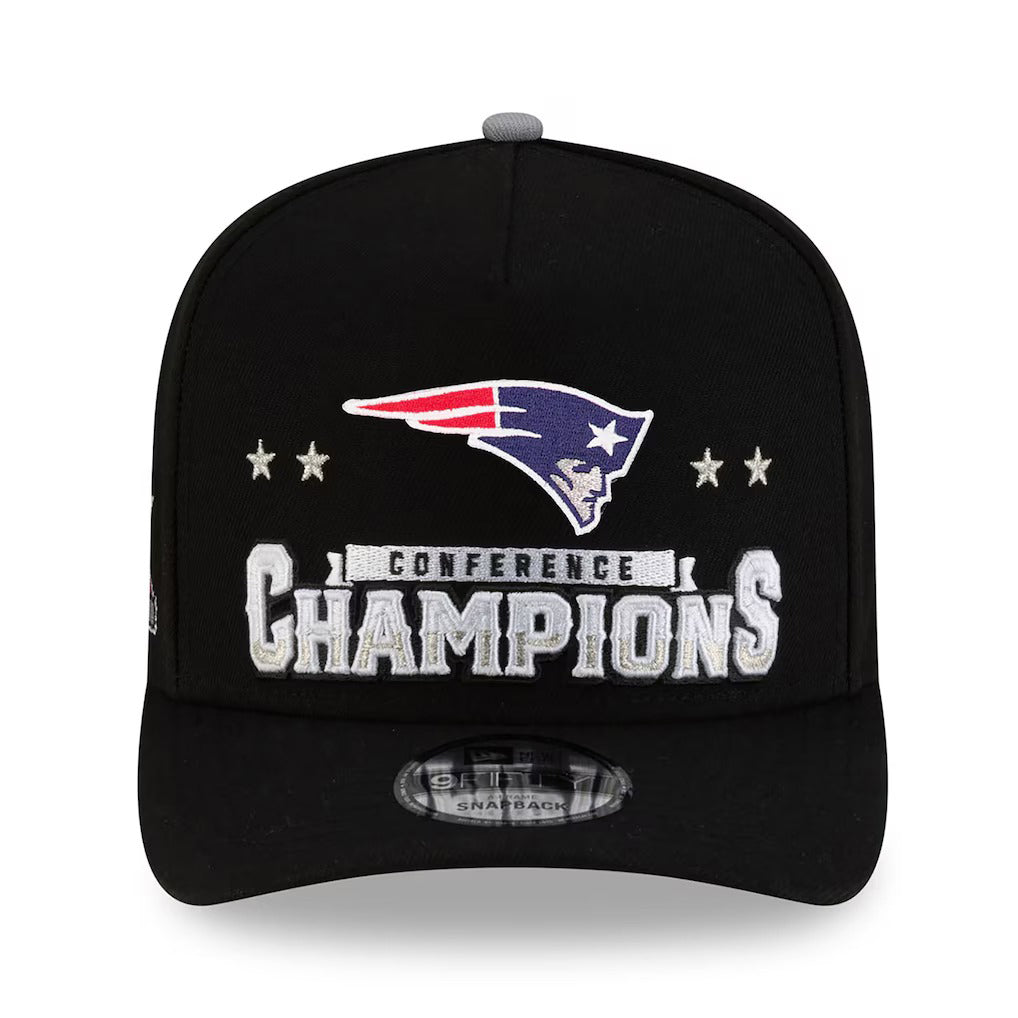 第60回スーパーボウル進出記念 海外取寄 ニューエラ 9FIFTY ニューイングランド ペイトリオッツ NFL AFC CHAMPIONS LOCKER ROOM TROPHY COLLECTION A-FRAME SNAPBACK